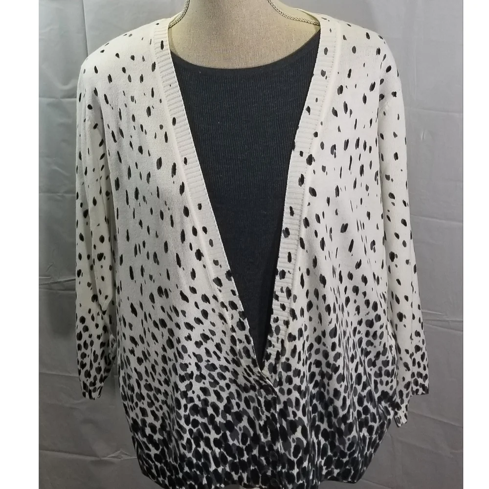 Cathy Daniel's Towfer Sweater Layered Ligth Knits - Picture 1 of 4